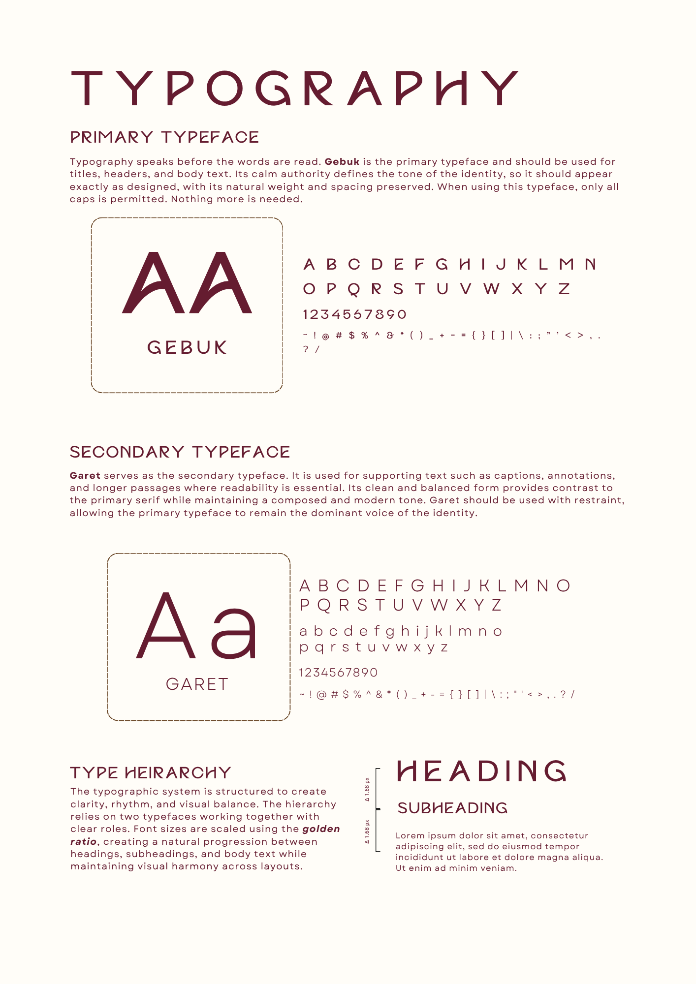 Connected Partners typography specification
